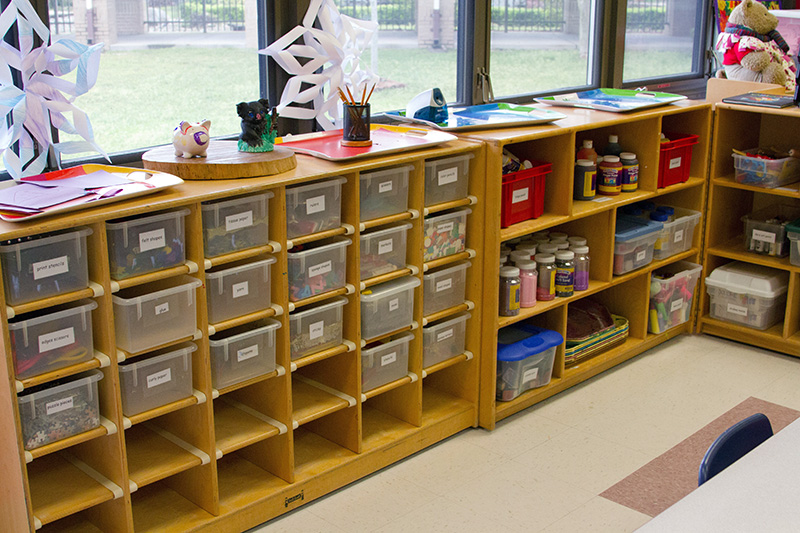 Craft Supply Shelves